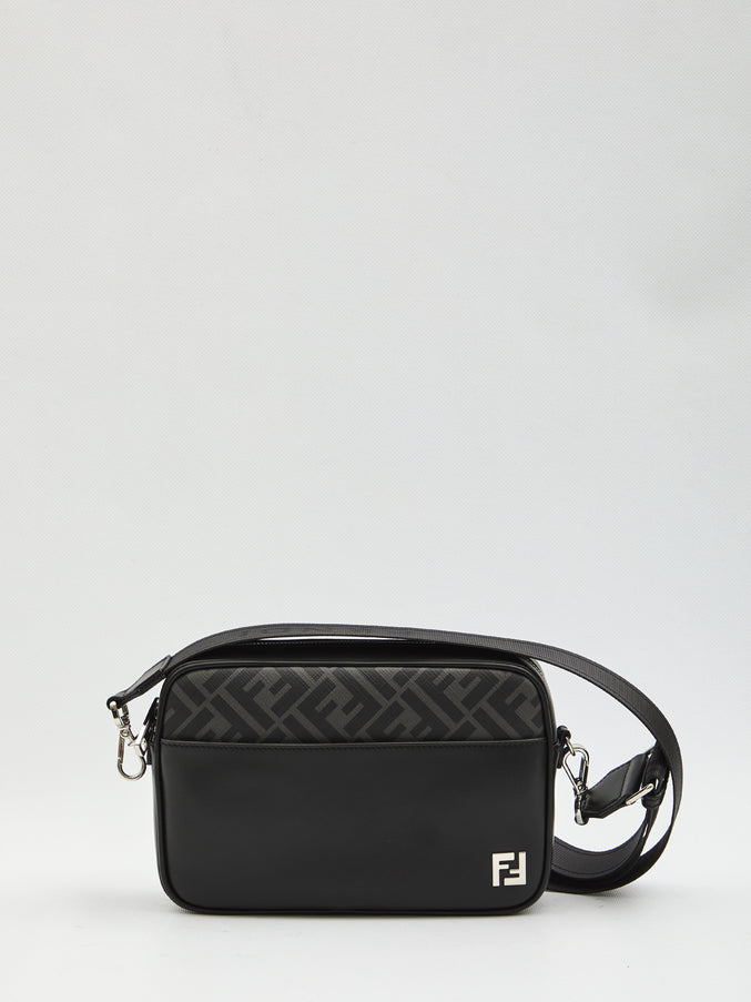 Fendi Camera Case Squared Ff Bag QT Black