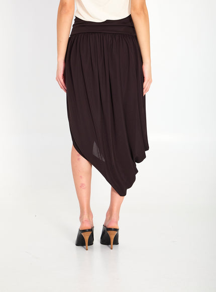 Alaia Twisted Midi Skirt