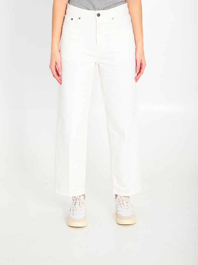 Haikure Betty Bull Denim Pants White