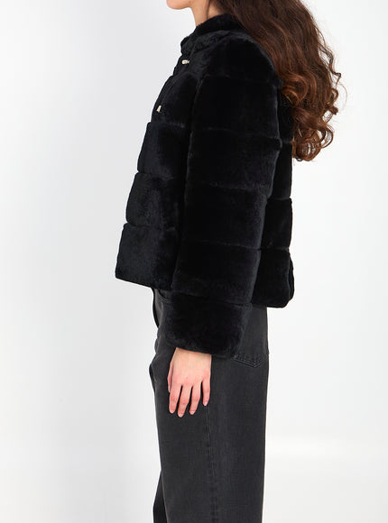 Yves Salomon Reversible Green Fur