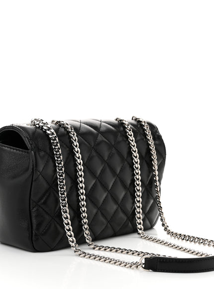 Versace Nappa Quilted Medusa Small Chain Shoulder Bag