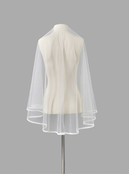 Rosa Clará Couture Soft Tulle Veil with Lace Edge