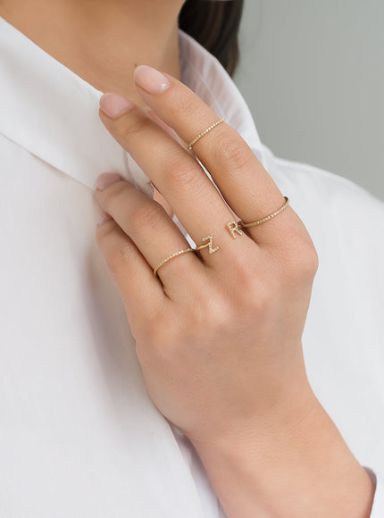 Zoe Lev Diamond Eternity Band