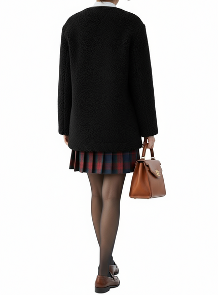 Dunst Vegan Sherling Toggle Jacket