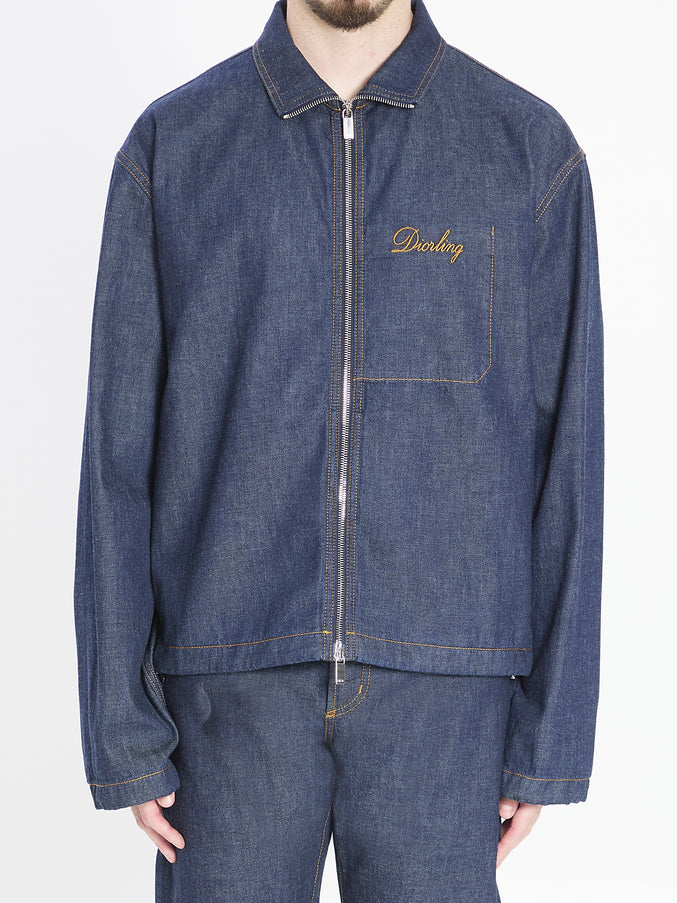 Dior Homme Diorling Denim Jacket Blue