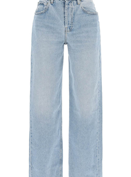 Interior remy wide leg jeans