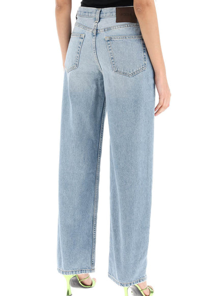 Interior remy wide leg jeans