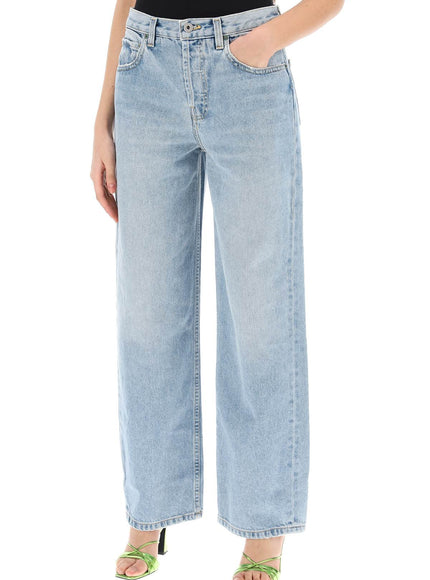 Interior remy wide leg jeans