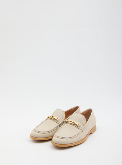 Tod's Hammered Leather Loafers