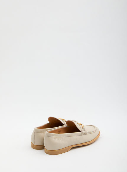 Tod's Hammered Leather Loafers