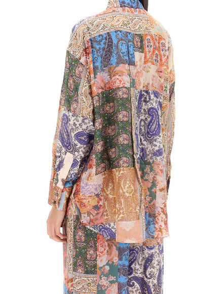 Zimmermann devi manstyle silk shirt