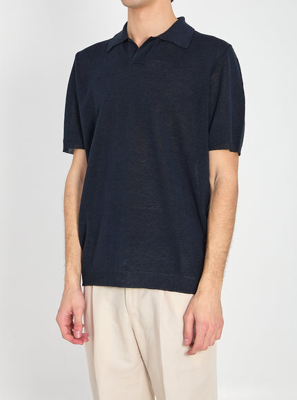 Roberto Collina Polo Shirt In Linen