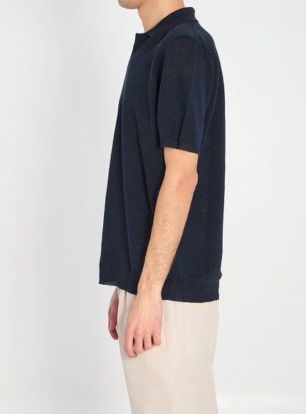 Roberto Collina Polo Shirt In Linen