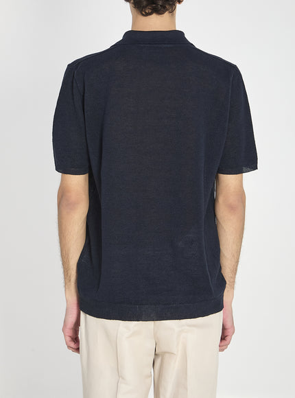 Roberto Collina Polo Shirt In Linen