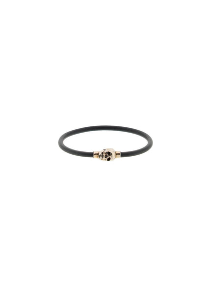 Alexander Mcqueen skull rubber bracelet