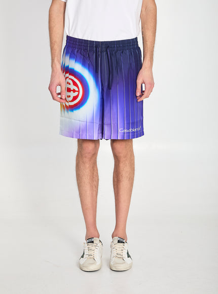 Casablanca Shockweave Shorts Blue