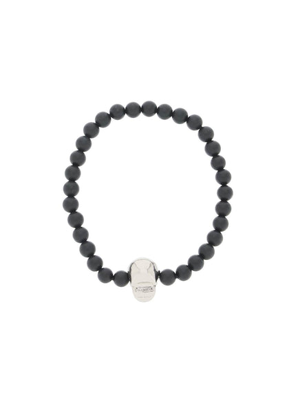 Alexander Mcqueen skull bracelet with pearls