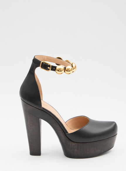 Chloe Lola Platform Pumps Black