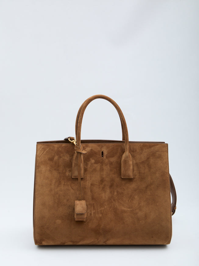 Saint Laurent Sac De Jour Bag Large QT Brown