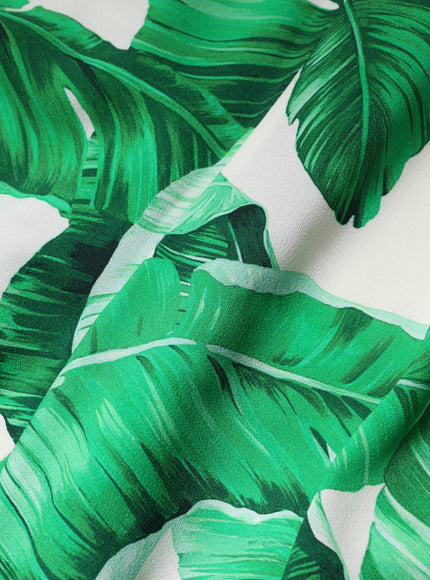 Dolce & Gabbana Banana Leaf Print Cigarette Pants