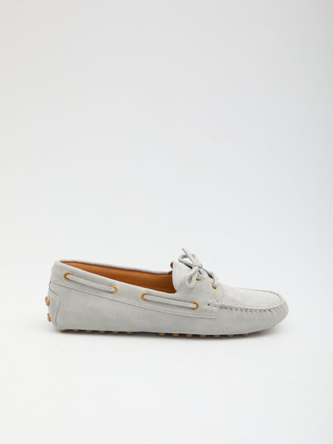 Tod's Loafers Gommino Boat Shoes Grey