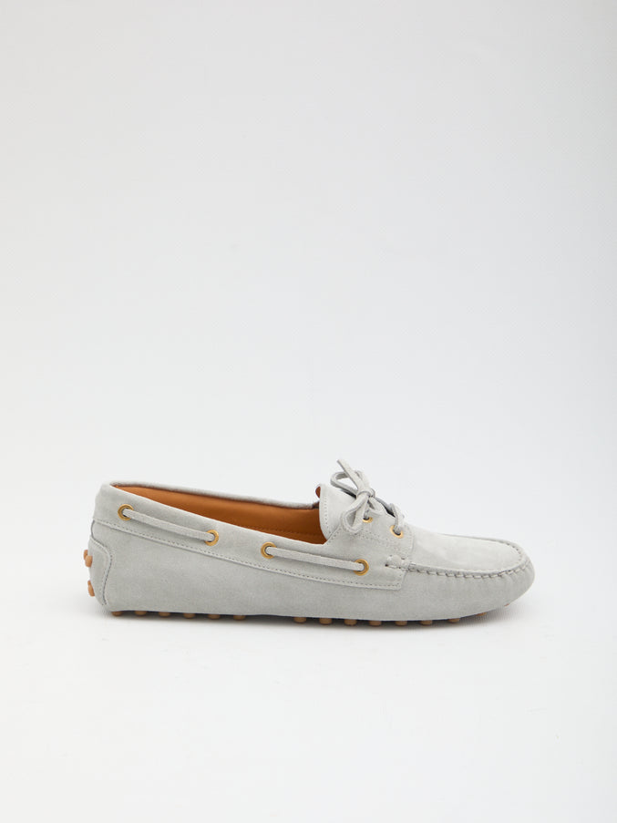 Tod's Loafers Gommino Boat Shoes Grey