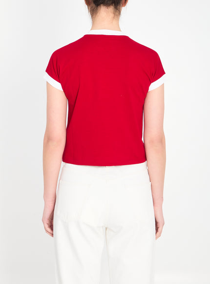 Versace Vintage Stretch Cotton T-shirt