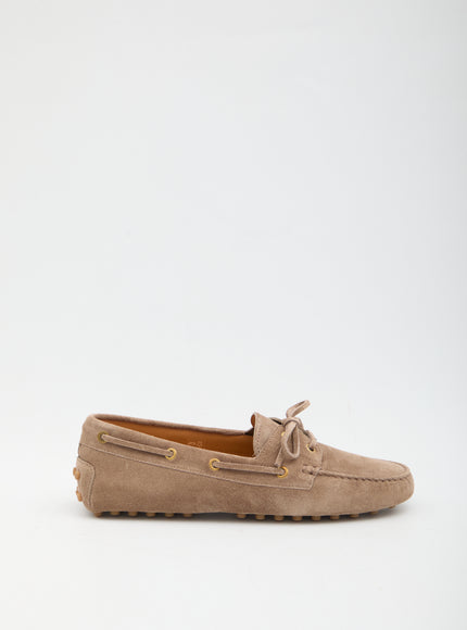Tod's Loafers Gommino Boat Shoes Grey