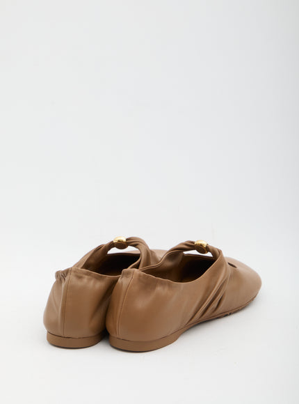 Loewe Pebble Ballerina Flats In Nappa