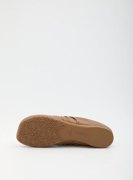 Loewe Pebble Ballerina Flats In Nappa