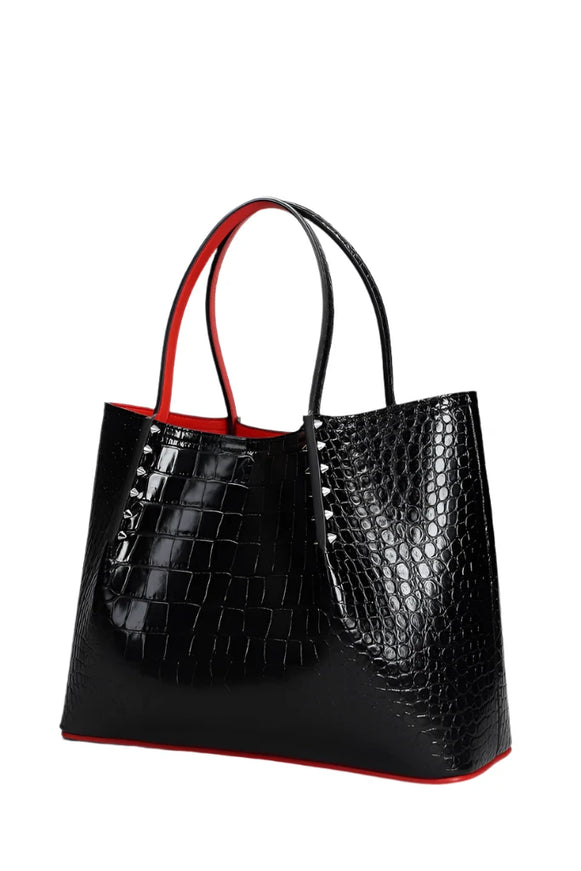 Christian Louboutin Cabarock Large Studded Leather Tote