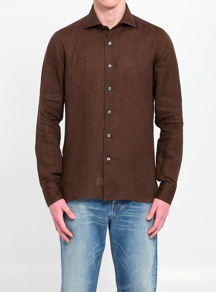 Borriello Marechiaro Shirt Brown