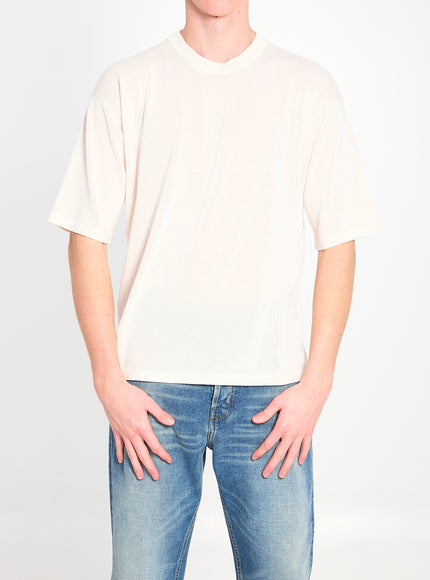 Roberto Collina Crewneck T-shirt Beige