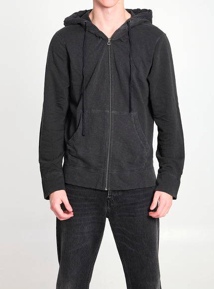 James Perse Cotton Hoodie Black