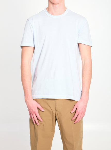 James Perse Combed Cotton T-shirt Light Blue