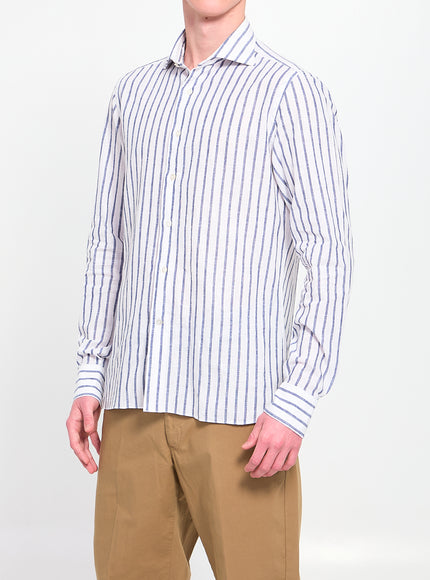 Borriello Striped Marechiaro Shirt In Cotton