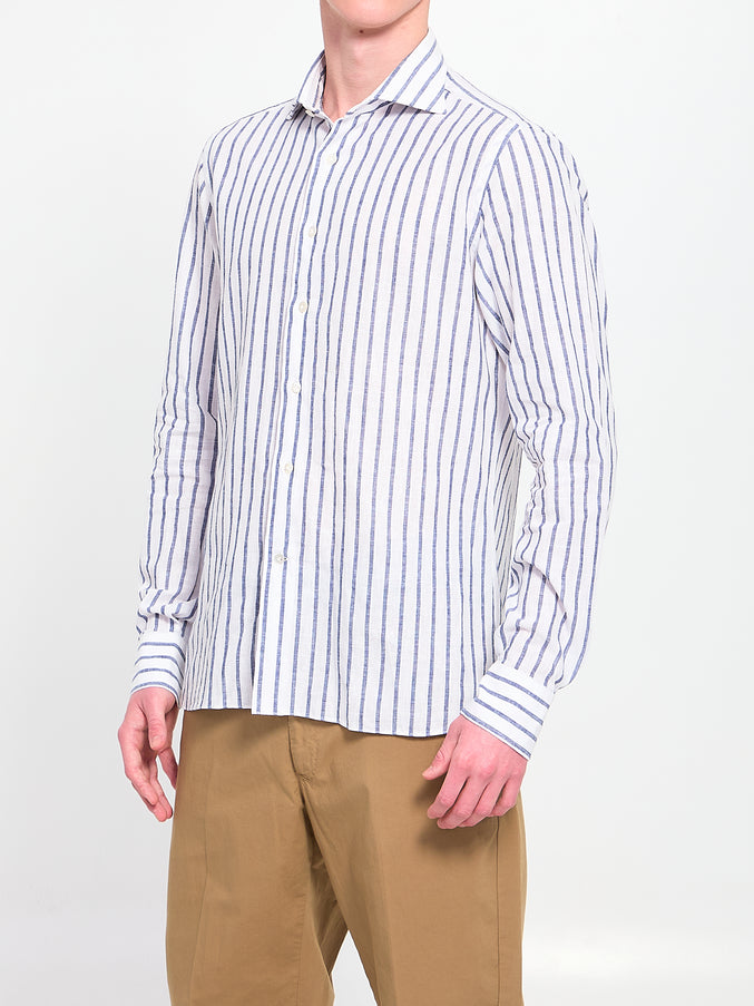 Borriello Striped Marechiaro Shirt In Cotton