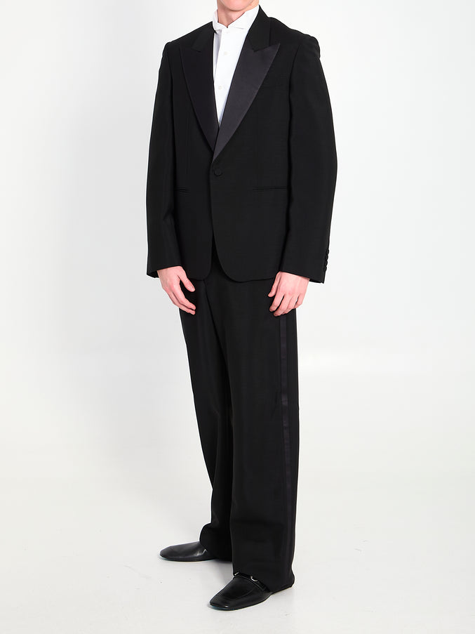 Gucci Fine Mohair Wool Fabric Suit