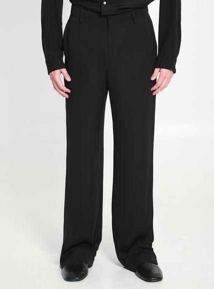 Gucci Silk Georgette Pants Black