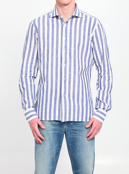 Borriello Striped Marechiaro Shirt White