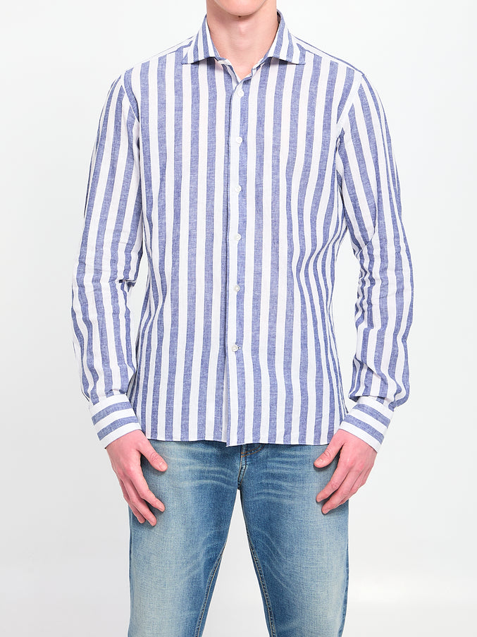 Borriello Striped Marechiaro Shirt White