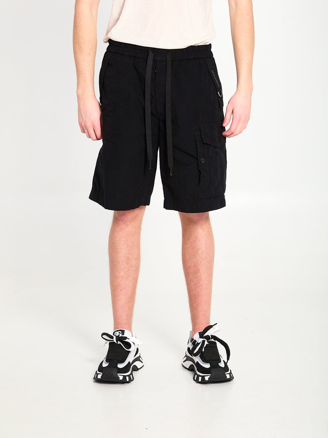 Dolce & Gabbana Cargo Bermuda Shorts Black