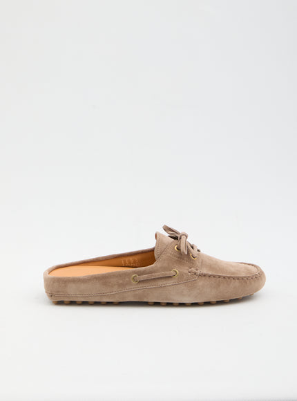 Tod's Boat Slider Sandals Brown