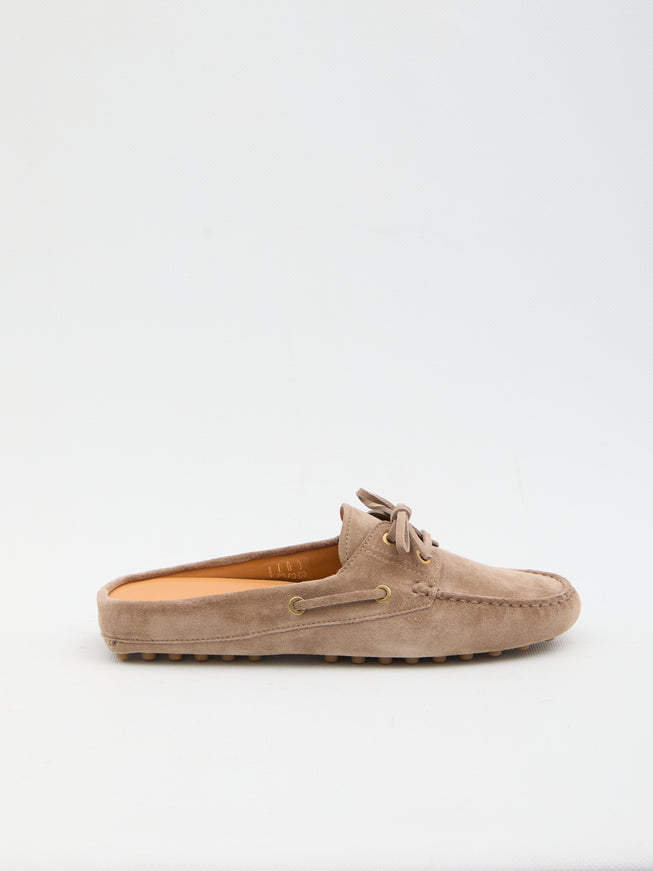 Tod's Boat Slider Sandals Brown