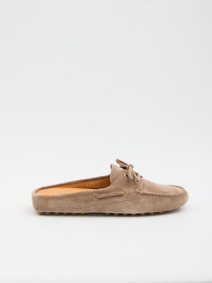 Tod's Boat Slider Sandals Brown