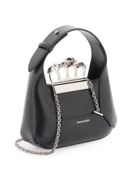 Alexander Mcqueen the jewelled hobo mini bag