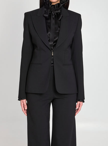 Gucci Technical Stretch Wool Jacket Black