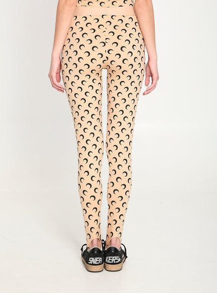 Marine Serre Moon Printed Jersey Leggings