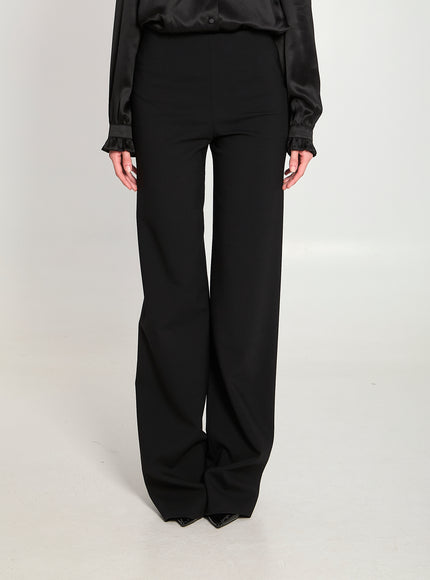 Gucci Technical Stretch Wool Trousers Black