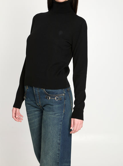 Gucci Embroidered Wool Turtleneck
